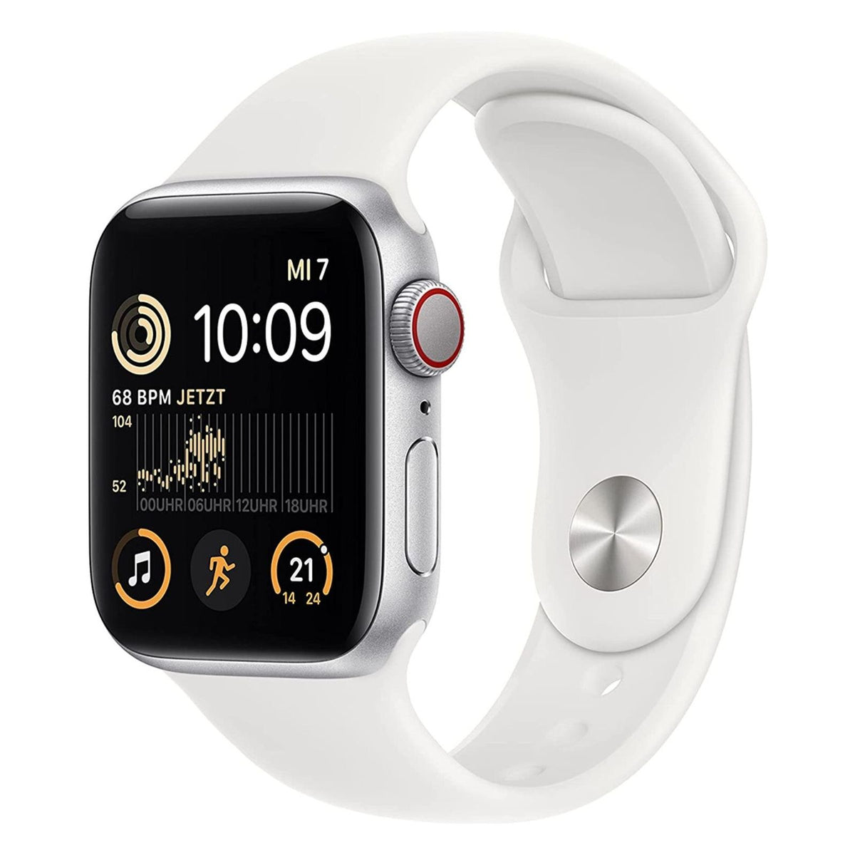 Produktbild Smartwatch - Apple Watch SE 2 40mm GPS Polarstern Aluminiumgehäuse mit Sportarmband S/M Polarstern
