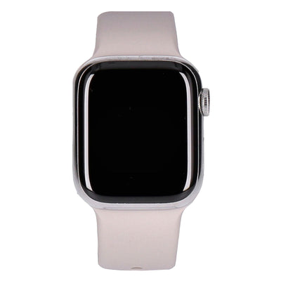 Watch Series 7 41mm GPS + 4G Silber Edelstahlgehäuse mit Sportarmband Polarstern