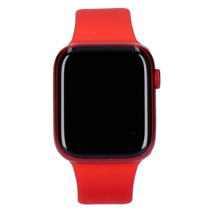 Apple Watch Series 7 45mm GPS + 4G Rot Aluminiumgehäuse mit Sportarmband Rot