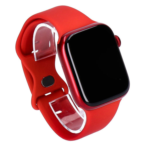 Produktbild Smartwatch - Apple Watch Series 7 45mm GPS + 4G Rot Aluminiumgehäuse mit Sportarmband Rot