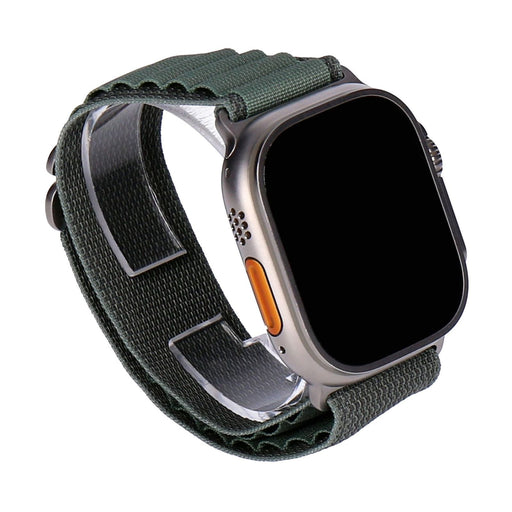 Produktbild Smartwatch - Apple Watch Ultra 49mm GPS + LTE Titangehäuse Polyester Alpine Loop Grün (Größe S)