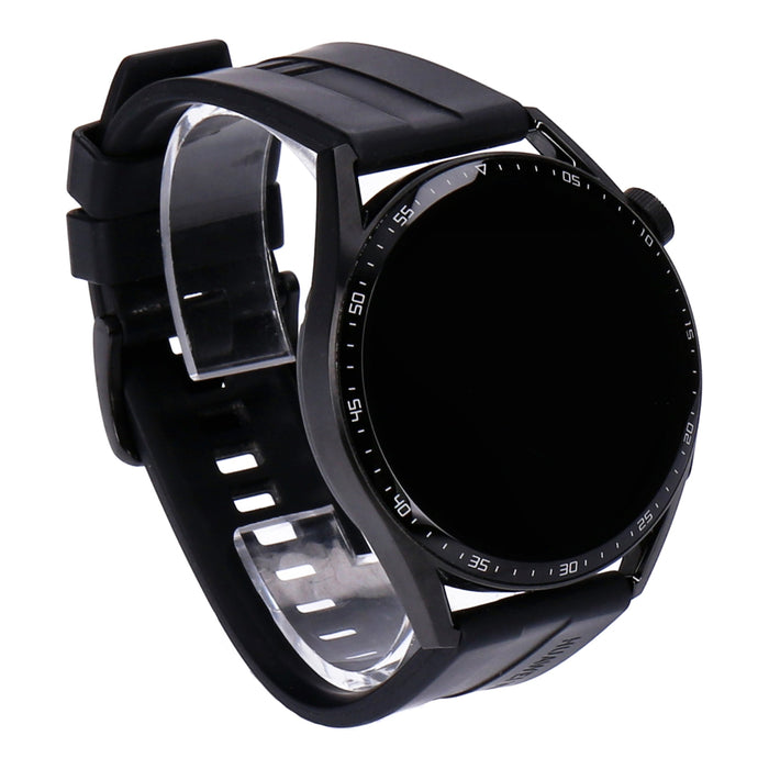 Huawei Watch GT3 46mm GPS Schwarz mit Fluorelastomerarmband schwarz