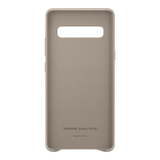 Produktbild Smartphone-Hülle - Samsung Galaxy S10 5G Backcover Leather Cover grau