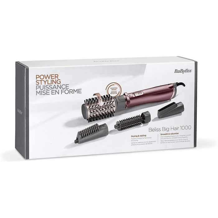 BaByliss Beliss Big Hair Warmluftbürste 1000 AS960 BaByliss roségold/grau 230V-1000W