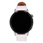 HUAWEI Watch GT 3 MIL-B19 42mm Gold Edelstahlgehäuse mit Lederarmband Weiß