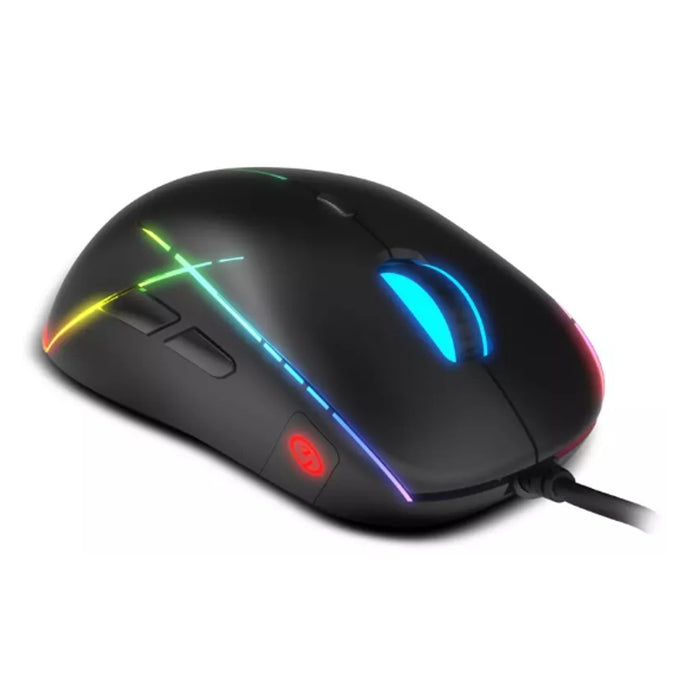 Ozone Neon X50 RGB Gaming Mouse 6200 DPI kabel gebunden schwarz