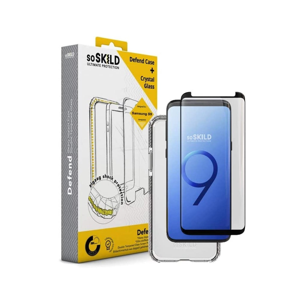 Produktbild Smartphone-Hülle - SoSKILD Defend Case + Glass für Galaxy S9 transparent