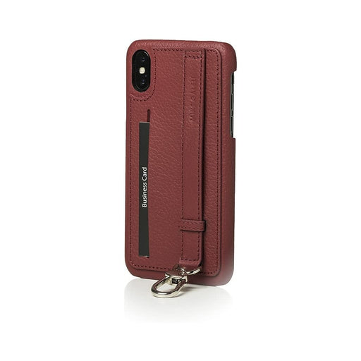 Produktbild Smartphone-Hülle - Mike Galeli Back Case Jesse iPhone X rot Leder rotbraun