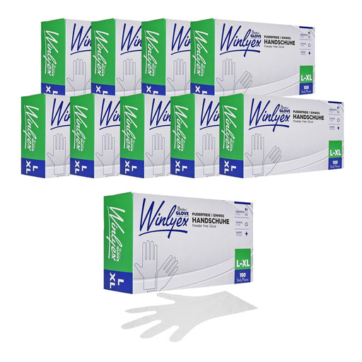 Produktbild Einweghandschuhe - Reflex Winlyex 1000x Puderfreie Einweghandschuhe L/XL