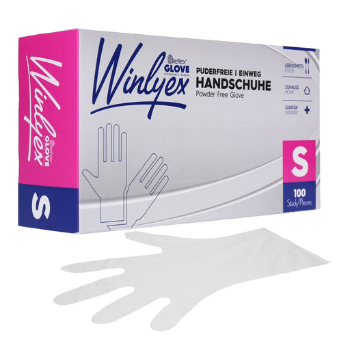 Produktbild Einweghandschuhe - Reflex Winlyex 1000x Puderfreie Einweghandschuhe S