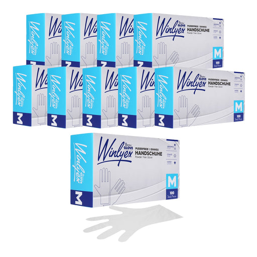 Produktbild Einweghandschuhe - Reflex Winlyex 1000x Puderfreie Einweghandschuhe M