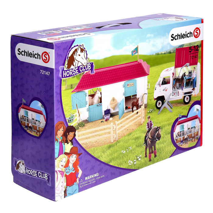 Schleich 72147 HORSE CLUB Spielset Tierarztbesuch im Stall