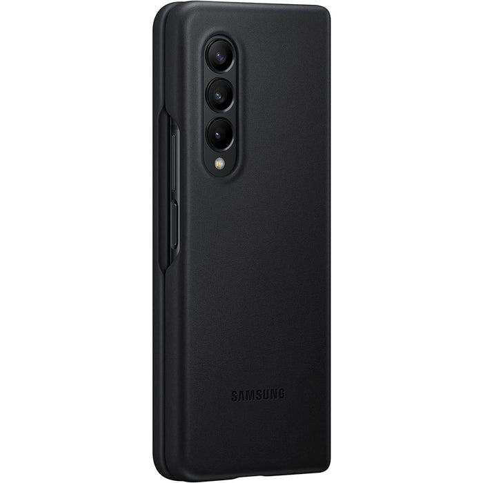 Samsung Galaxy Z Fold3 Leder Cover schwarz