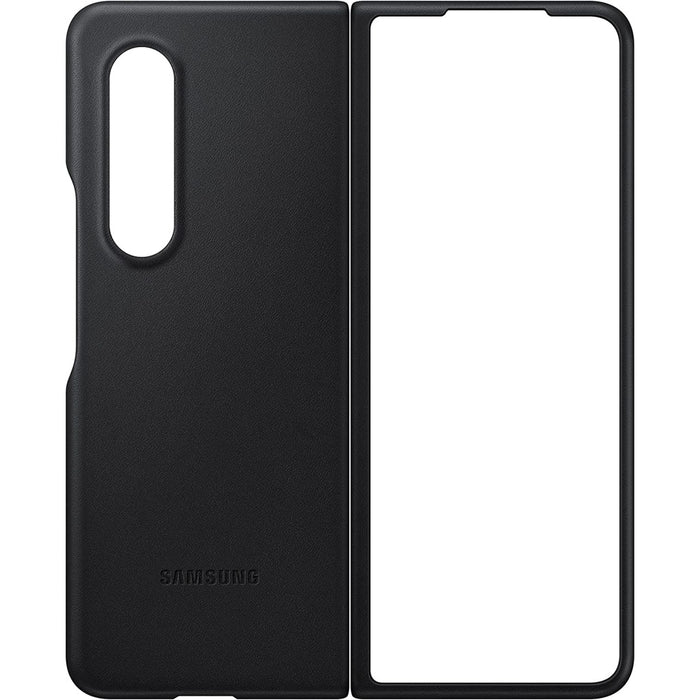Samsung Galaxy Z Fold3 Leder Cover schwarz
