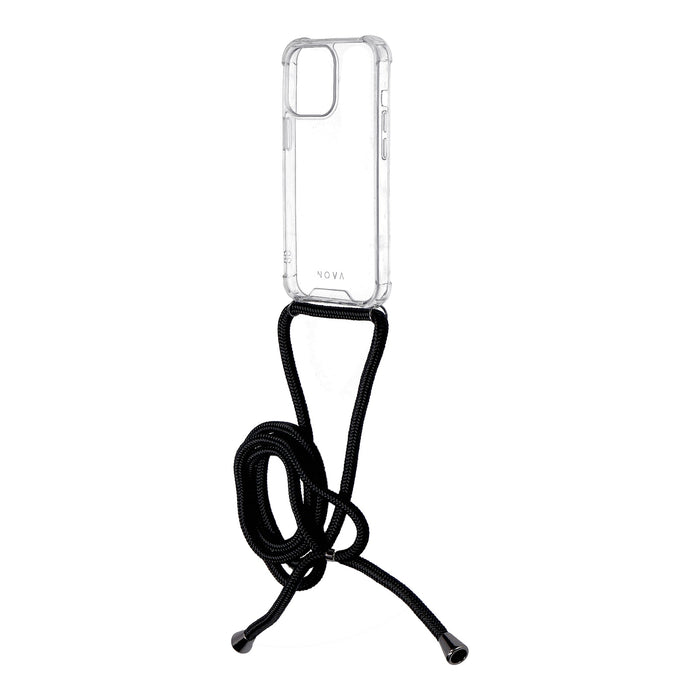 NOVA Neck Case & Kette für iPhone 13 Pro transparent