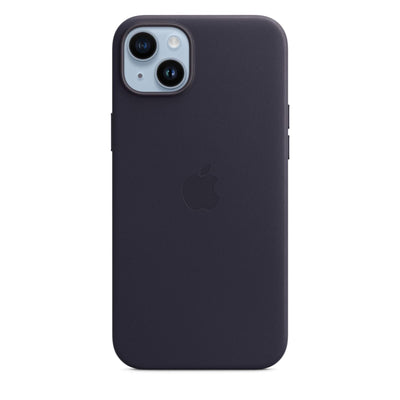 Leder Case mit MagSafe für iPhone 14 Plus Mitternacht