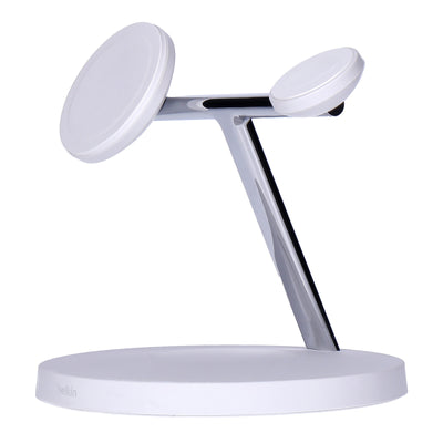 BOOST Charge Pro Trio WirelessCharger Stand mit MagSafe weiss
