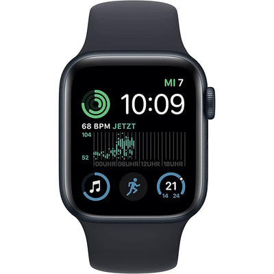Watch SE 2 40mm GPS + 4G Mitternacht Aluminiumgehäuse mit Sportarmband Mitternacht S/M