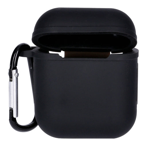 Produktbild Kopfhörer-Schutzhülle - Swipe Silicone AirPods Carry Case black Compatible with Generation 1&2 AirPods