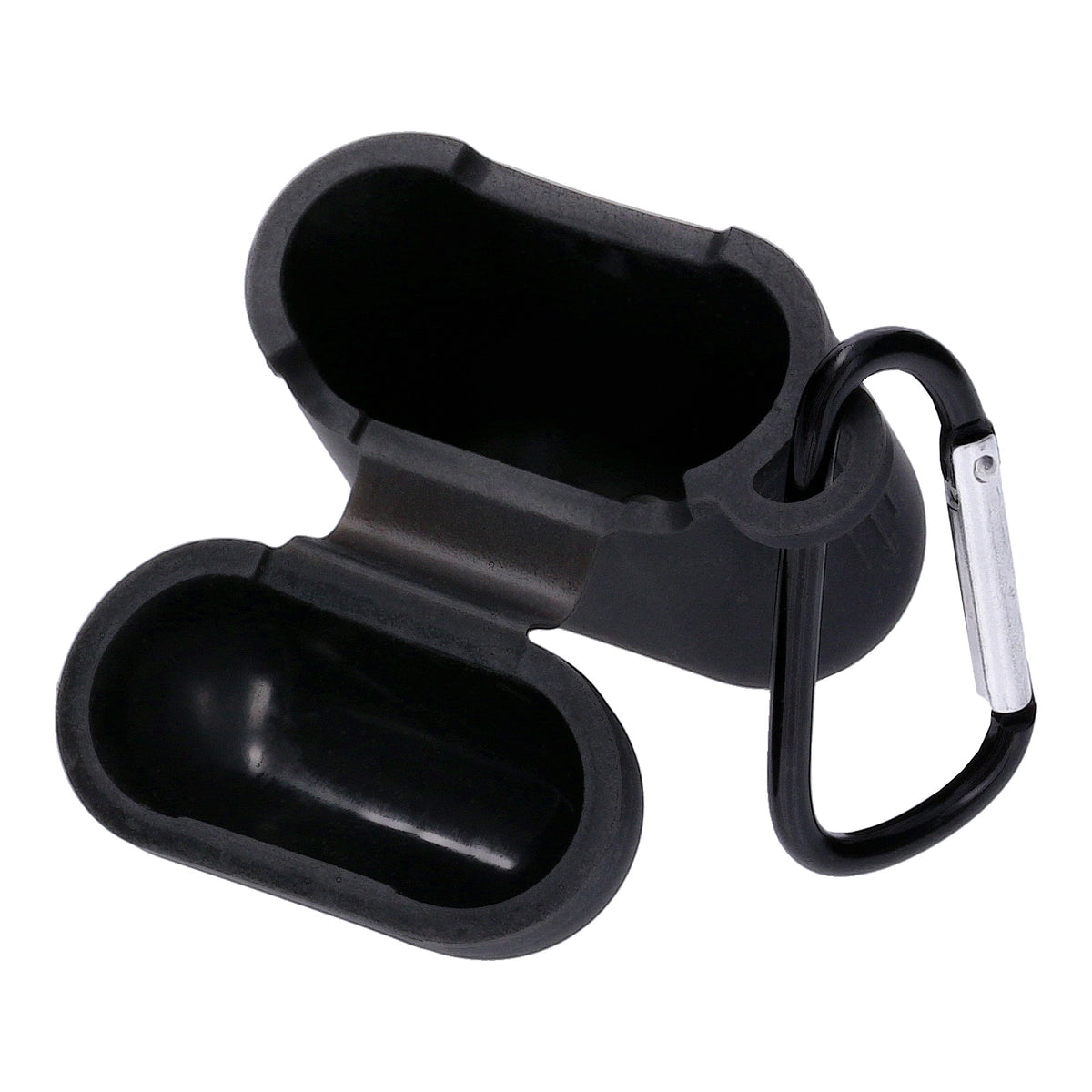 Produktbild Kopfhörer-Schutzhülle - Swipe Silicone AirPods Carry Case black Compatible with Generation 1&2 AirPods