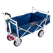 TP faltbarer Bollerwagen Navy mit abnehmbarem Dach Teleskopgriff, Kühltasche und Vorderradbremse