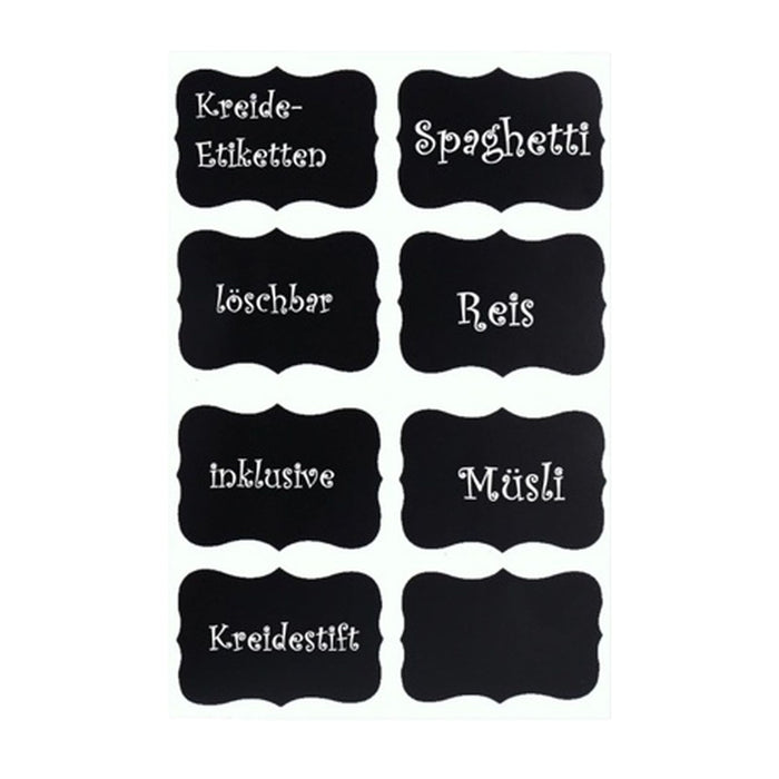 TP Vorratsgläser 4er Set mit Bambus Deckel, luftdichte Behälter inkl. Etiketten, 4 x 350 ml