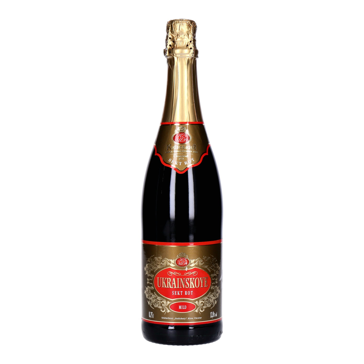 Produktbild Sekt - Krimskoye Sekt rot mild 1 x 0,75 L