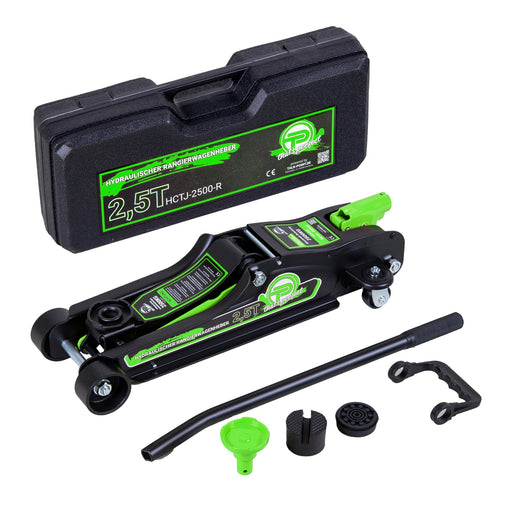 Produktbild Rangierwagenheber - TP Hydraulischer KFZ-Rangier-Wagenheber 2,5t grün Zubehör in grün B-Ware