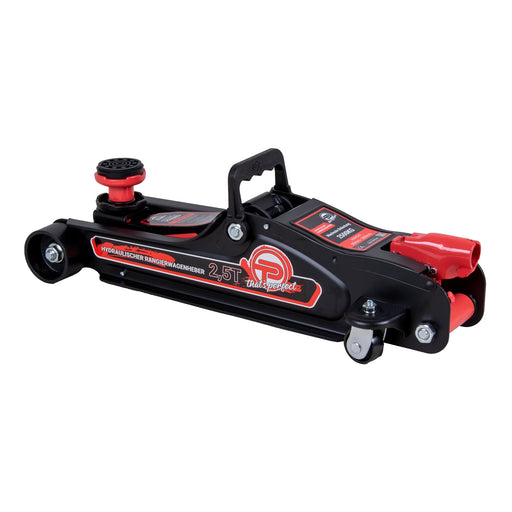 Produktbild Rangierwagenheber - TP Hydraulischer KFZ-Rangierwagenheber 2,5t Rot Koffer, SUV-Adapter und 2x Gummiauflage