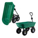 Gartenwagen mit Kippfunktion 75 Liter, belastbar bis 300Kg, Luftbereifung, abnehmbarer Griff