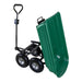 Gartenwagen mit Kippfunktion 75 Liter, belastbar bis 300Kg, Luftbereifung, abnehmbarer Griff