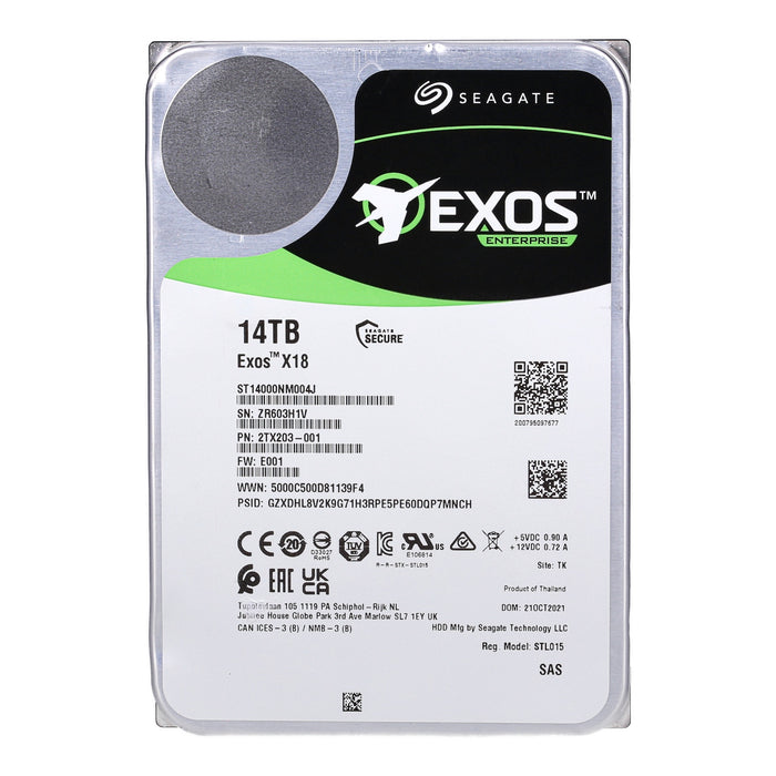 Seagate Exos X18 int. SAS Festplatte 14TB