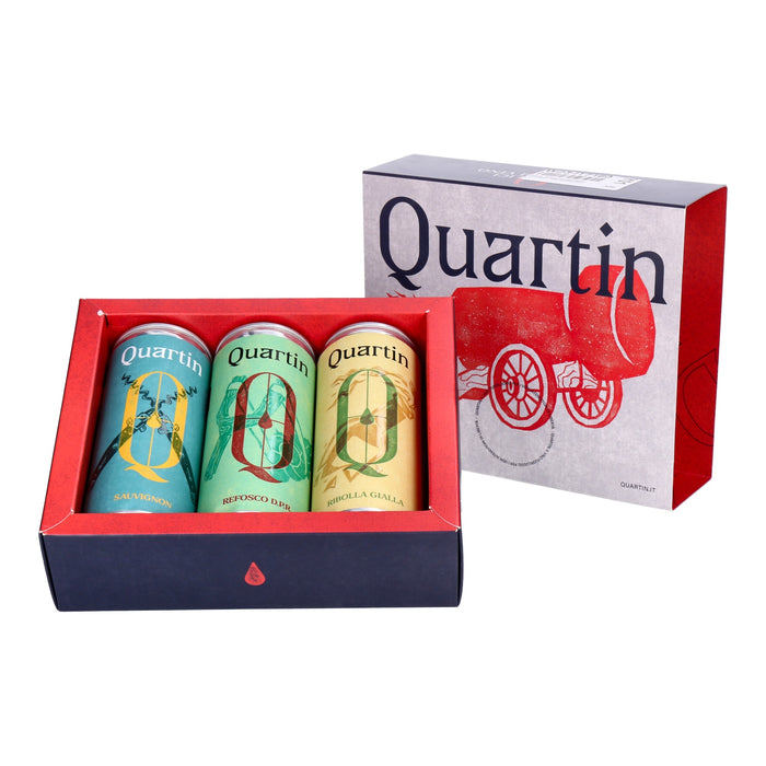 Ribolla Refosco und Sauvignon Dosenwein 3 x 0,25 L