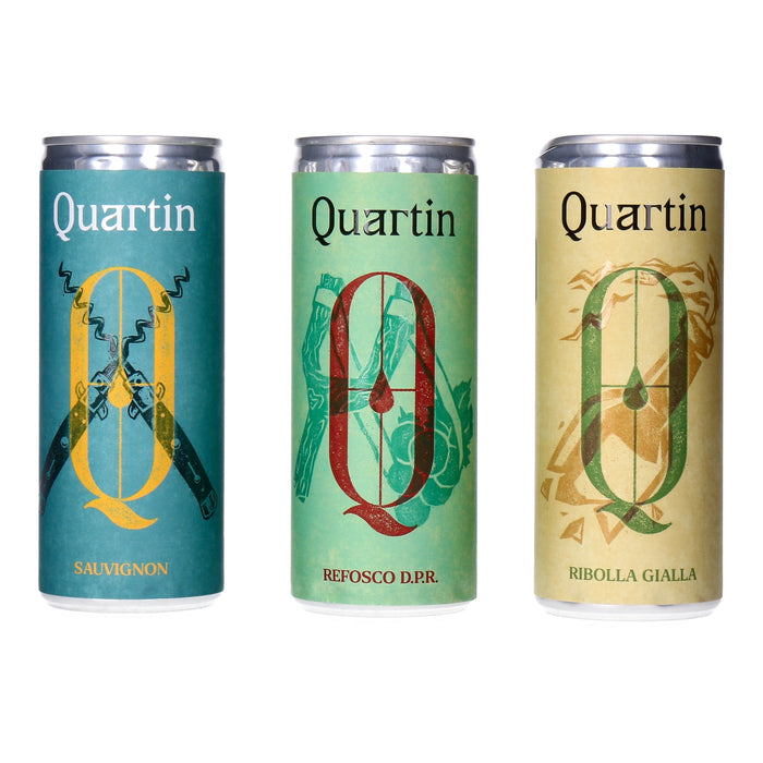 Ribolla Refosco und Sauvignon Dosenwein 3 x 0,25 L