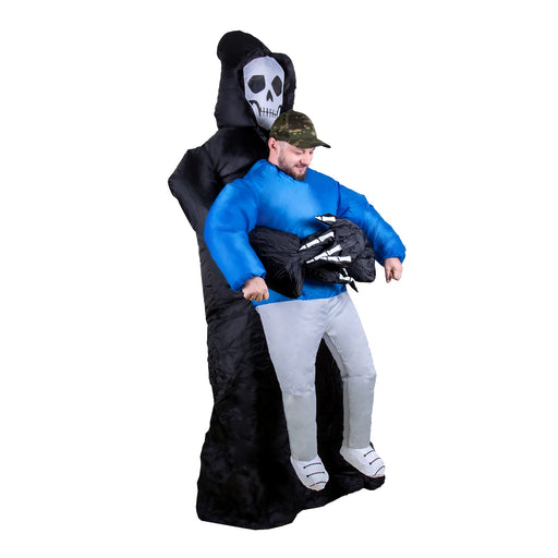 Produktbild Kostüm - Halloweenkostüm Sensenmann Unisex Huckepack Fasching Karneval