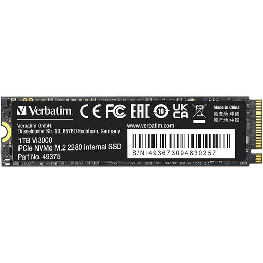 Produktbild interne SSD - Verbatim Vi3000 int. M.2 PCIe SSD 1TB