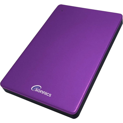 Produktbild externe HDD-Festplatte - Sonnics Portable Festplatte 1TB violett