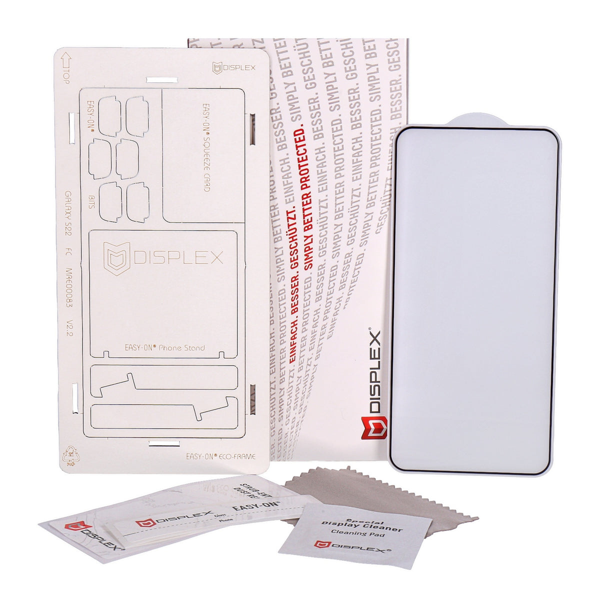 Produktbild Displayschutzglas - Displex Display Schutzglas für Galaxy S22