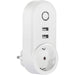 Muvit IO Intelligente WLAN-Steckdose mit 2USB Port