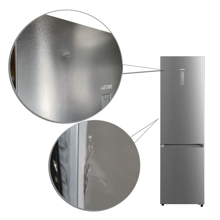 KOENIC KFK 611 A NF IN Kühl-Gefrierkombination freistehend 378L Silber