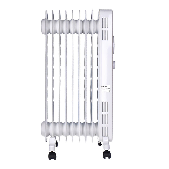 KUMTEL Ölradiator KUM-1225 Elektroheizung 2000 W weiß