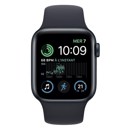 Produktbild Smartwatch - Apple Watch SE 2022 44mm GPS + 4G Mitternacht Aluminiumgehäuse mit Sportarmband Mitternacht