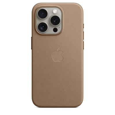 Feingewebe Case mit MagSafe Taupe passend für Apple iPhone 15 Pro