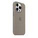 Apple Silikon Case mit MagSafe (iPhone 15 Pro) Tonbraun