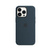 Apple iPhone 13 Pro Silikon Case Abyss Blue mit MagSafe