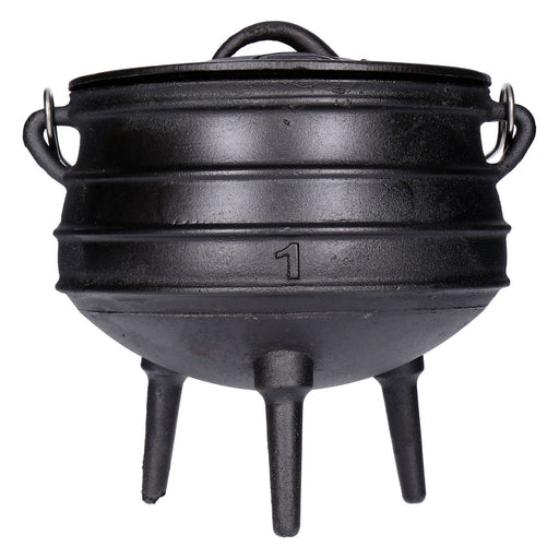 Produktbild Feuertopf - TP Potjie Pot Feuerkessel Dutch Oven BBQ Pot 1 Gusseisen mit Deckel und Füßen Pot 1 23x23,5x26 6,