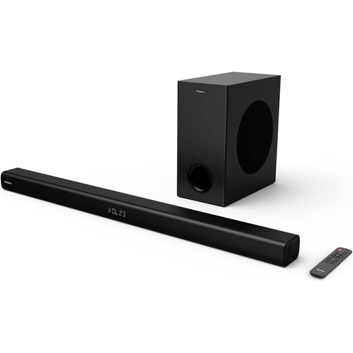 Produktbild Soundbar - Hisense HS218 2.1 Kanal Soundbar kabelloser Subwoofer 200 Watt HDMI Bluetooth schwarz