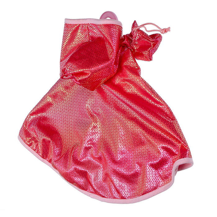 Baby Annabell Little Sweet Cape Kapuze, Glitzerpailletten, Beutelchen; 36 cm