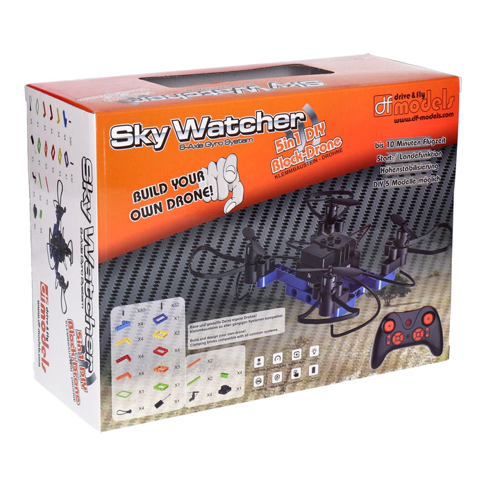 DF Models SkyWatcher 5in1 DIY Block Drone RTF 80g