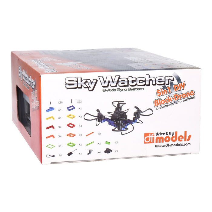 DF Models SkyWatcher 5in1 DIY Block Drone RTF 80g